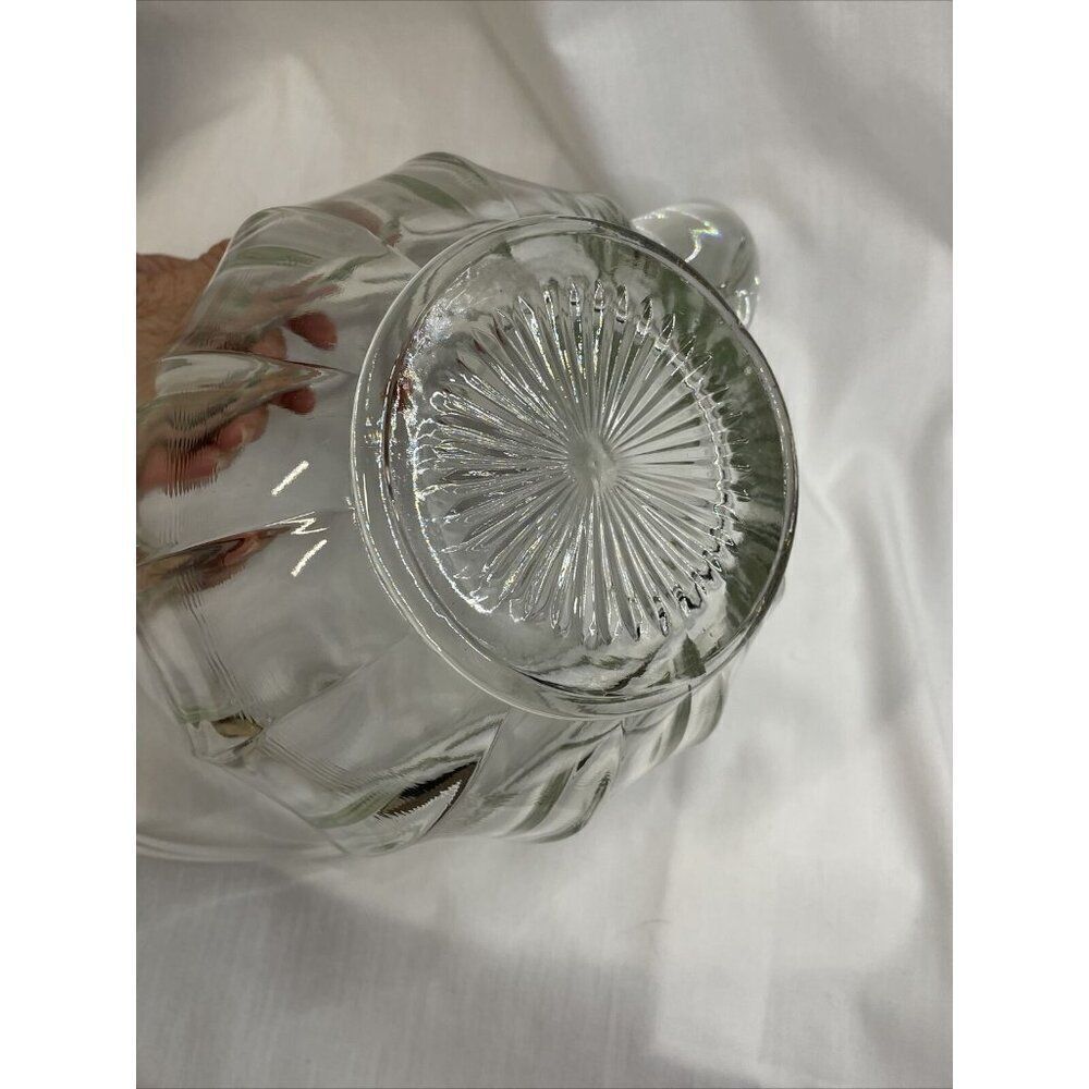 Antique HEISEY Depression Glass Colonial Puritan Glass Pitcher  1910 Vintage Art - Picture 12 of 16